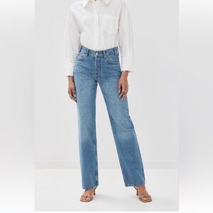 ANINE BING Gavin Long Jeans - Atlantic Blue- SZ 25